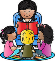 librarian reading to kids