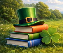 shamrock and books chatgp timage