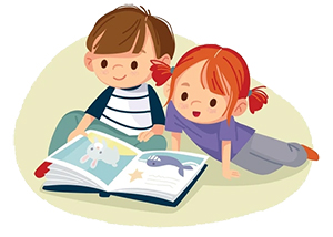 toddlers reading